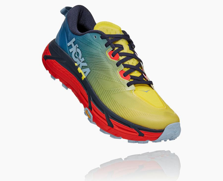 Hoka One One Trainers Mens Blue - Mafate Speed 3 - 96573CLRY